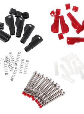 4mm Male Retractable Sheath Stackable Banana Plug Wire Solde