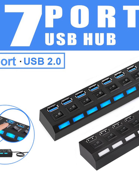 USB 2.0 Hub USB Hub 2.0 Multi USB Splitter Hub Use Power Ada