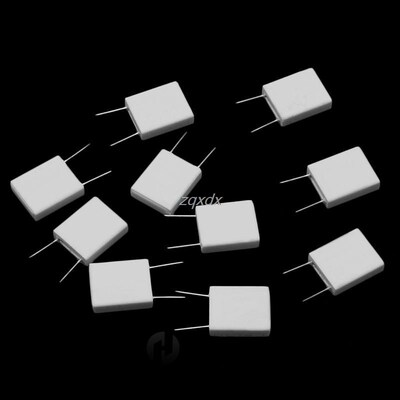 10 pcs 0.33/0.1/0.22R Ohm 5 W 5% Cement Resistor Non-Inducti