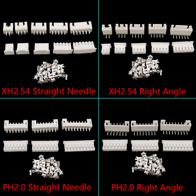 20Sets JST XH2.54 PH2.0 2/3/4/5/6/7/8/9/10/12 Pin Male Plug