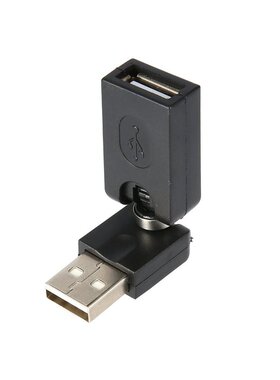 360 Degree USB free Rotation Angled USB Male To Female Data