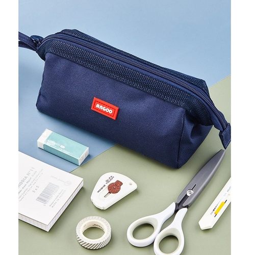 Angoo Boat Type Pen Case Pencil Bag Washable Oxford Cloth S