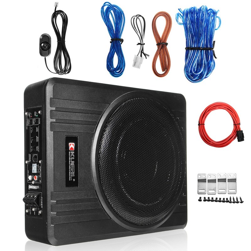 600W 10 Inch Car Amplifier Subwoofer Car Audio Slim Under Se