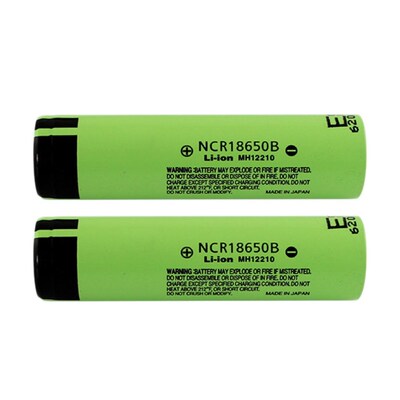8 Pcs 3.7V NCR 18650B 3400mAh Rechargeable Batteries For Pan