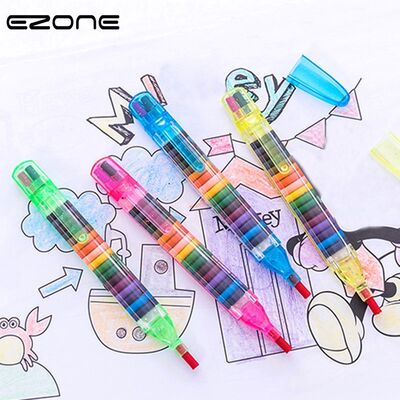 EZONE 20 Color Pencil Cratons Stacker Pencils Drawing Pen Ch