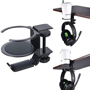 Aluminium Alloy Headphone Hanger Desk Headset Holder