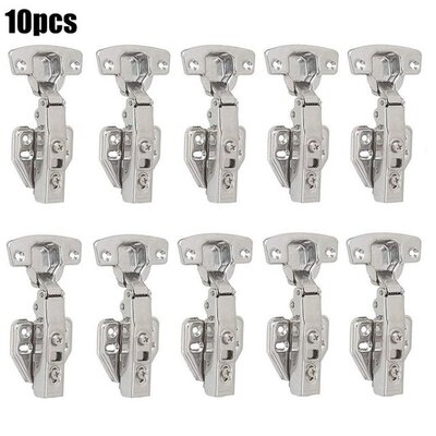 10pcs Hinges Cabinet Door Hinges Damper Buffer Soft Close 35