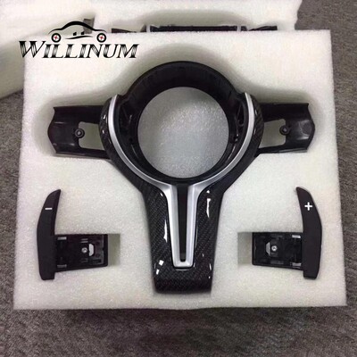 Car steering wheel cover trim for BMW M2 F87 M3 F80 M4 F82 M