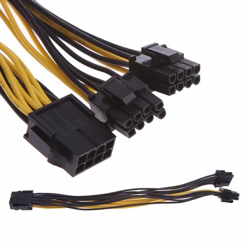 CP 8-Pin o Double PCI-E 8-Pin (6P+2P) Splitter Cable Power
