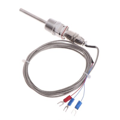 New+RTD+Pt100+Temperature+Sensor+Probe+L+5cm+1/2
