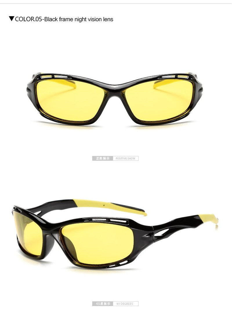 WarBLade 2018 New Yellow Lense Night Vision Driving Glasses