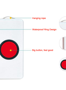 Handicapped Emergency Dialer Alarm System Elderly Security L