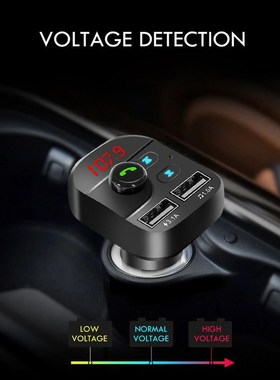 Bluetooth 4.2 MP3 Player Handsfree Car Kit FM Transmitter su