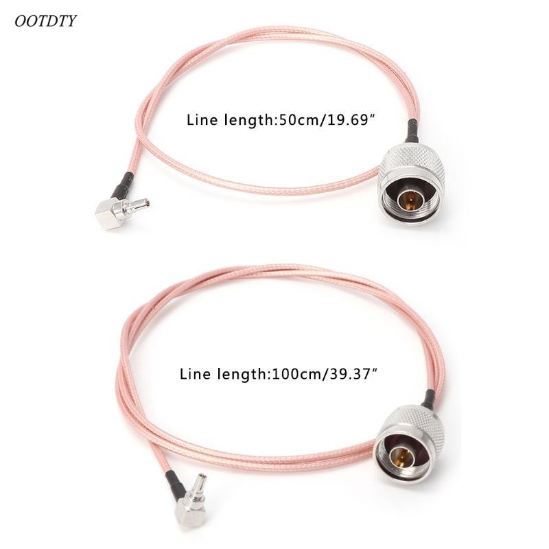 N Male To CRC9 Connector Right Angle RF Coaxial Adapter RG31