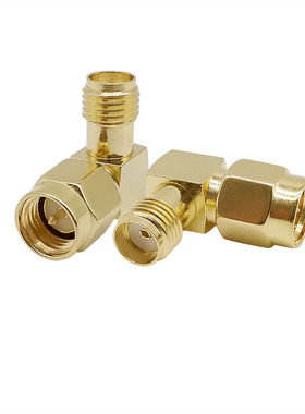 1/2Pcs Right Angle 90 Degree SMA Male to SMA Female RF Coaxi
