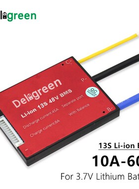 3.7V 13S BMS 15A 20A 30A 40A 50A60A PCM/PCB/BMS for 48V 1865