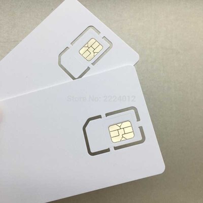 10PCS Writable Programmable Blank SIM USIM Card 4G LTE WCDMA