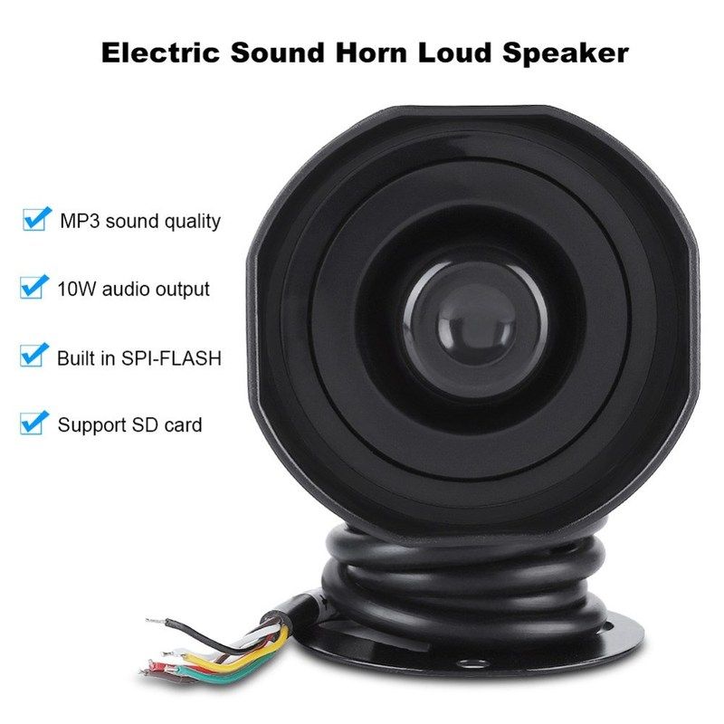 electronic sound horn loud speaker ruck warehouse alarm sir