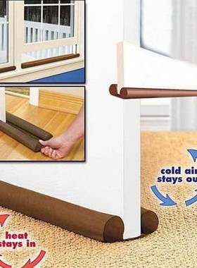 Double Guard Stopper Twin Door Decor Protector Doorstop Draf