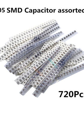 36ValuesX20pcs=720Pcs 1pF-10uF Electronic Capacitor set 0805