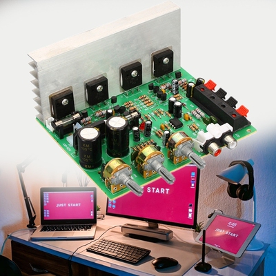 K1KF High Power Amplifier Board with 2x80W & Dual Fi