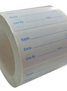 500pcs/roll Kitchen Sticker Refrigerator Freezer Food Storag