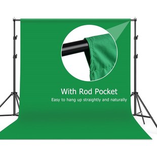 2 * 3m Studio Photography Green Screen Backdrop Background W