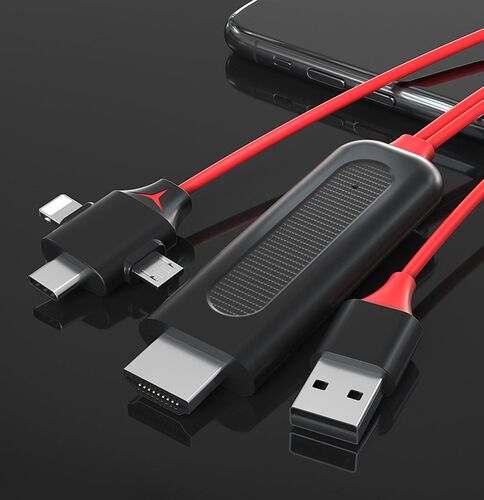 Micro SB  C IOS HDMI Cable Mirror Display Adapter Link for I