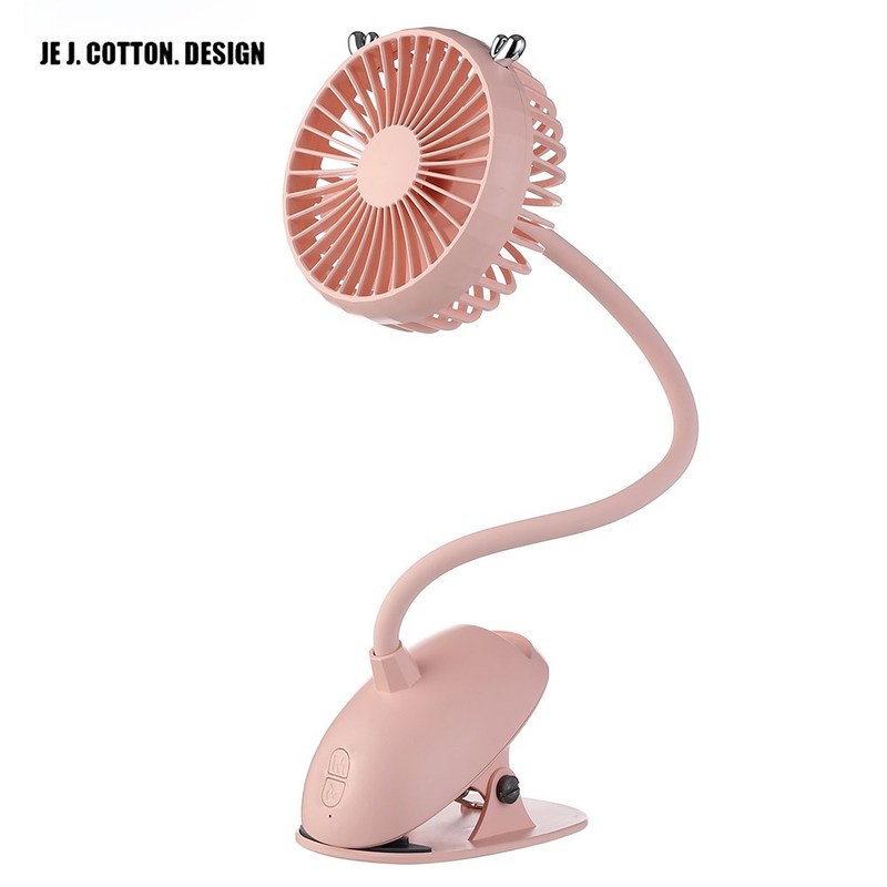 MINI Clip USB Desk Fan Battery Operated Personal Small Deskt