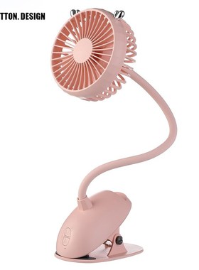 MINI Clip USB Desk Fan Battery Operated Personal Small Deskt