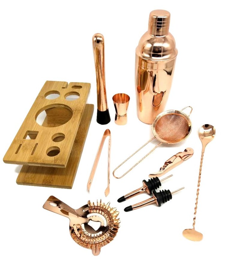 11pcs 750ML  Hight Quality Shinny Stainless Steel British Co