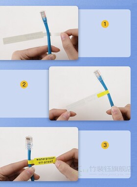 Thermal Printer Mini Handheld Sticker Cable Label Printer Bl