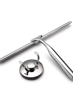 Wiper with Suction Hook Shower Glass Door Squeegee Stainless