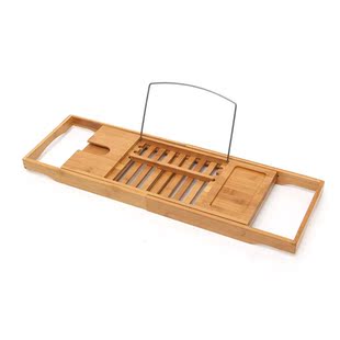 Luxury Bathroom Bamboo Bath Bathtub Shelf Bridge Tub Caddy T