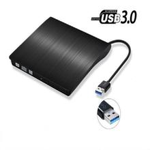 External USB 3.0 High Speed DL DVD RW Burner CD Writer Slim