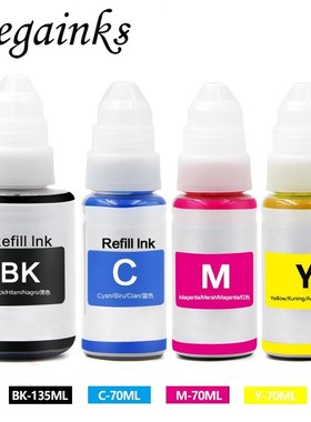 4 Bottle Refill Dye Ink for Canon GI-490 GI-790 GI-890 Pixma