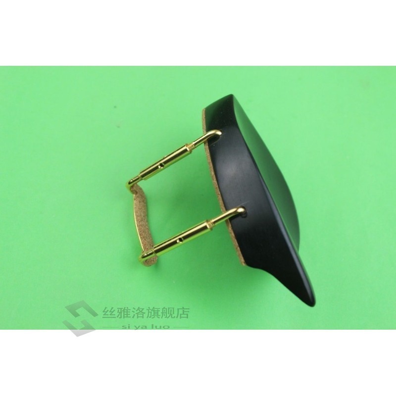 1 pc Natural Ebony 4/4 Violin Chin rest + Silver Screw, viol