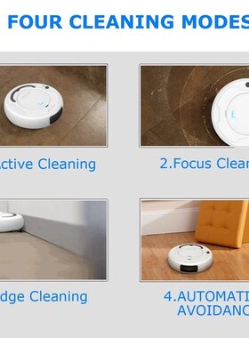 1800Pa Robot Vacuum Cleaner Multifunctional Smart Floor Swee