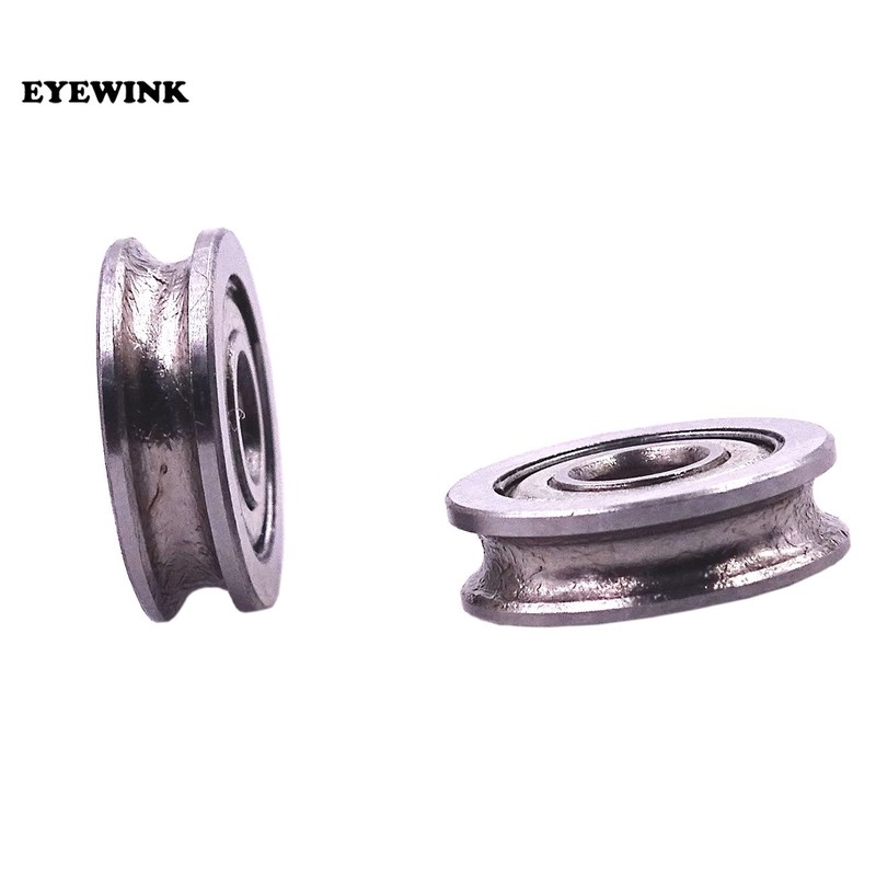 50pcs U604ZZ SZU4-13 604UU U groove deep groove ball bearing