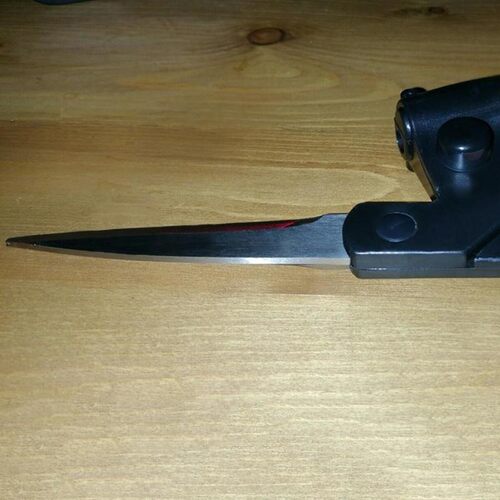 Laser guided scissors straight fabric trimmer sewing cut pap