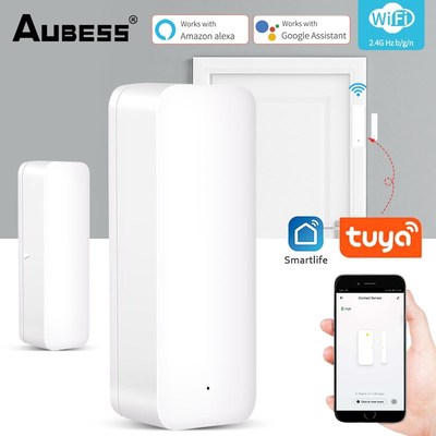 Door Window Sensor Tuya Smart WIFI Door Magnetic Alarm Detec