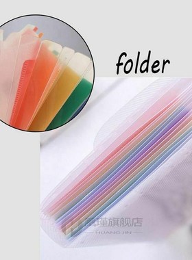 2 Styles A6 Plastic 13 Pockets Expanding File Folder Office