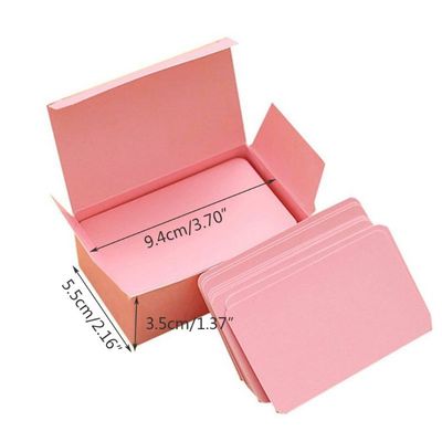 100PC Small Blank Paper Message Note Business Cards Double-S