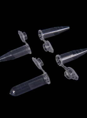 Lab Clear Test Tube Centrifuge Vial Snap Cap Micro Plastic C