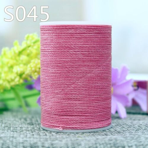 GALACES. YL045 0.45mm 148m Long Round Twist Waxed Thread Wax