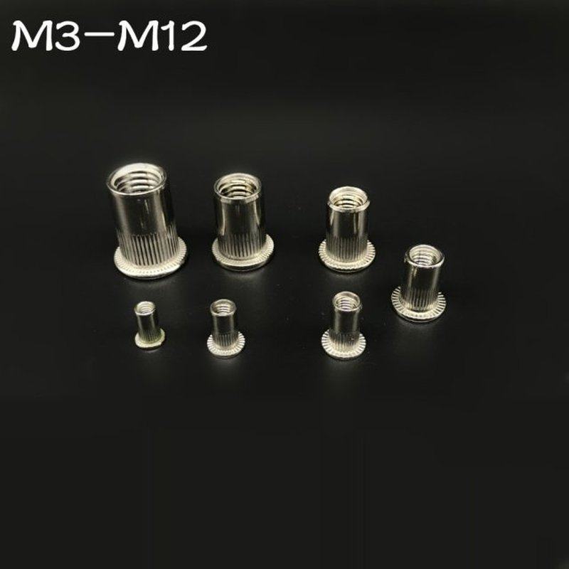 304 stainless steel rivet nut m3 m4 m5 m6 m8 m10 m12 small h