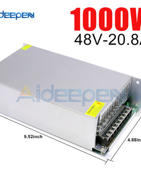 DC 48V 20.8A 1000W Switching Power Adapter 48V 20.8A 1000 Wa
