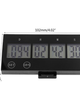 999 Days Countdown Clock LCD Digital Screen Kitchen Timer Ev