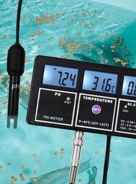 5-in-1 Water Quality Multi-parameter PH EC CF TDS(ppm) Tempe