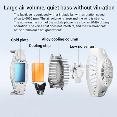 Phone Fun Cooler Type-C Charging Back Clip Radiating Device